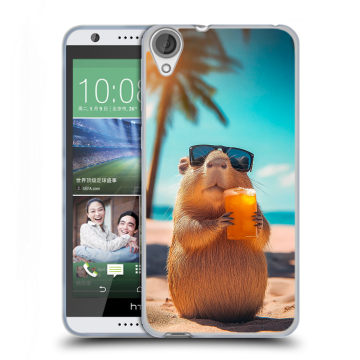 Силиконовый чехол на HTC Desire 820 с принтом Капибара Силиконовый чехол на HTC Desire 820 с принтом Капибара