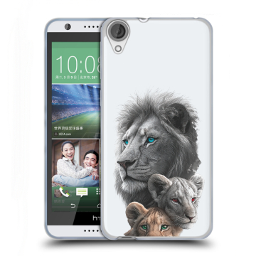 Силиконовый чехол на HTC Desire 820 с принтом Львы Силиконовый чехол на HTC Desire 820 с принтом Львы