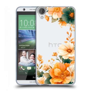 Силиконовый чехол на HTC Desire 820 с принтом Цветы принт Силиконовый чехол на HTC Desire 820 с принтом Цветы принт