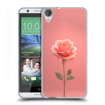 Силиконовый чехол на HTC Desire 820 с принтом Розовая роза Силиконовый чехол на HTC Desire 820 с принтом Розовая роза