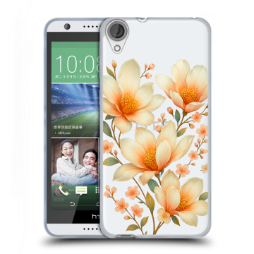 Силиконовый чехол на HTC Desire 820 с принтом Цветы Силиконовый чехол на HTC Desire 820 с принтом Цветы