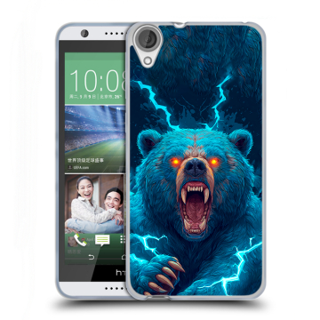 Силиконовый чехол на HTC Desire 820 с принтом Медведь Силиконовый чехол на HTC Desire 820 с принтом Медведь