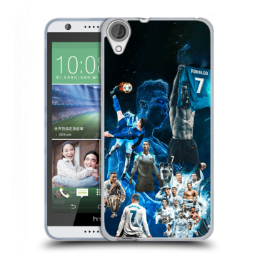Силиконовый чехол на HTC Desire 820 с принтом Реал Роналдо Силиконовый чехол на HTC Desire 820 с принтом Реал Роналдо