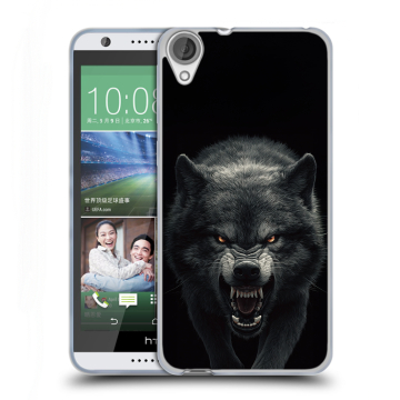 Силиконовый чехол на HTC Desire 820 с принтом Волк