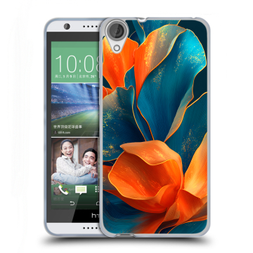 Силиконовый чехол на HTC Desire 820 с принтом Цветы Силиконовый чехол на HTC Desire 820 с принтом Цветы