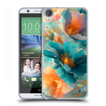 Силиконовый чехол на HTC Desire 820 с принтом Цветы Силиконовый чехол на HTC Desire 820 с принтом Цветы