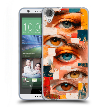 Силиконовый чехол на HTC Desire 820 с принтом Модный принт Силиконовый чехол на HTC Desire 820 с принтом Модный принт