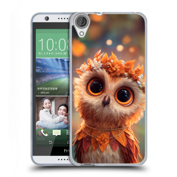 Силиконовый чехол на HTC Desire 820 с принтом Милая сова Силиконовый чехол на HTC Desire 820 с принтом Милая сова