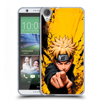 Силиконовый чехол на HTC Desire 820 с принтом Naruto Наруто