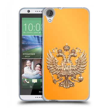Силиконовый чехол на HTC Desire 820 с принтом Герб Флаг России Силиконовый чехол на HTC Desire 820 с принтом Герб Флаг России