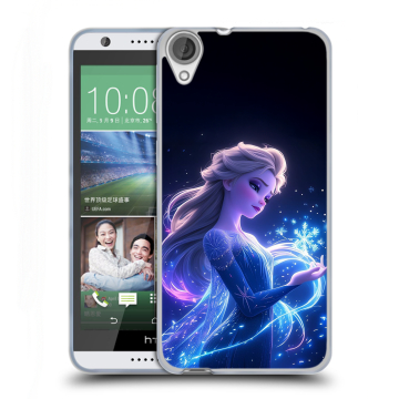 Силиконовый чехол на HTC Desire 820 с принтом Холодное сердце Frozen