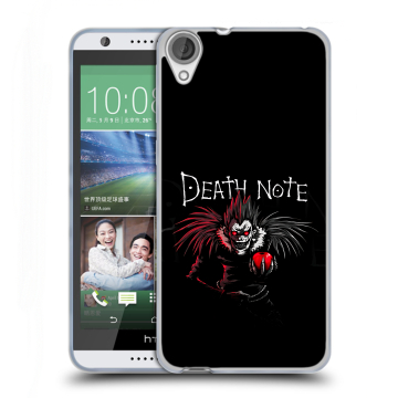 Силиконовый чехол на HTC Desire 820 с принтом Death note Тетрадь смерти