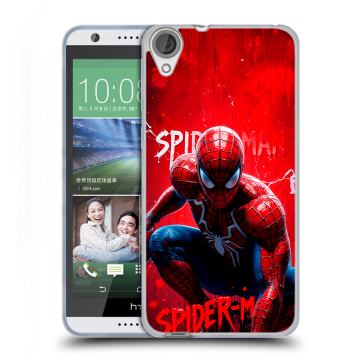 Силиконовый чехол на HTC Desire 820 с принтом Spiderman Человек паук Силиконовый чехол на HTC Desire 820 с принтом Spiderman Человек паук