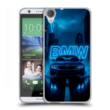 Силиконовый чехол на HTC Desire 820 с принтом BMW БМВ