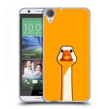 Силиконовый чехол на HTC Desire 820 с принтом Смешная утка Силиконовый чехол на HTC Desire 820 с принтом Смешная утка