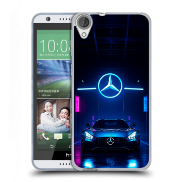 Силиконовый чехол на HTC Desire 820 с принтом Mercedes Мерседес