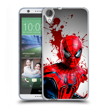 Силиконовый чехол на HTC Desire 820 с принтом Spiderman Человек паук