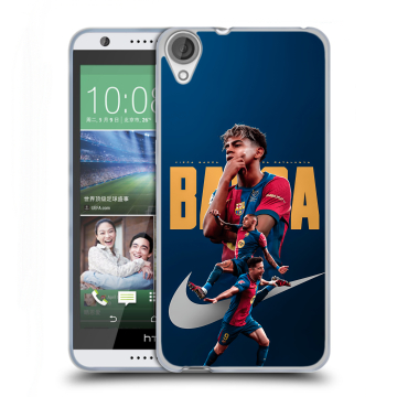 Силиконовый чехол на HTC Desire 820 с принтом Барселона Barca Yamal 