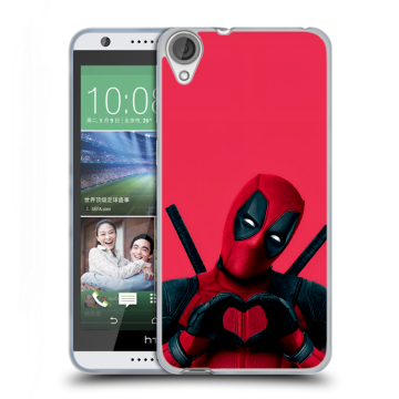 Силиконовый чехол на HTC Desire 820 с принтом Дедпул Deadpool