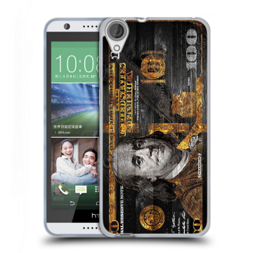Силиконовый чехол на HTC Desire 820 с принтом Доллар деньги