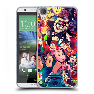 Силиконовый чехол на HTC Desire 820 с принтом Gravity Falls Гравити Фолз