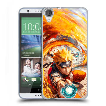 Силиконовый чехол на HTC Desire 820 с принтом Аниме Наруто Naruto