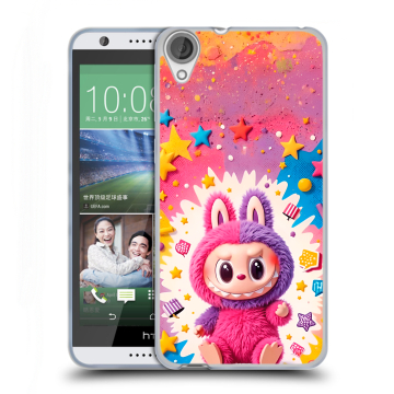Силиконовый чехол на HTC Desire 820 с принтом Labubu Лабубу