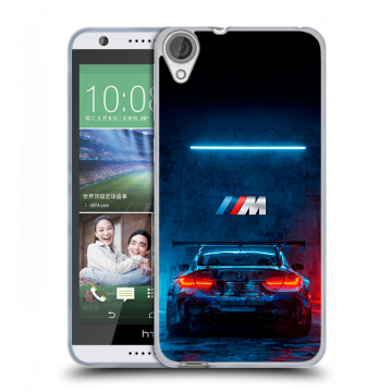 Силиконовый чехол на HTC Desire 820 с принтом BMW БМВ