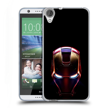 Силиконовый чехол на HTC Desire 820 с принтом IronMan Железный человек