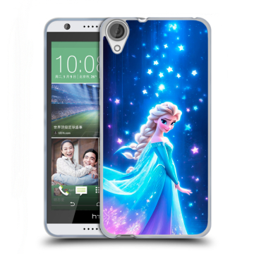 Силиконовый чехол на HTC Desire 820 с принтом Холодное сердце Frozen