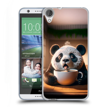 Силиконовый чехол на HTC Desire 820 с принтом смешная панда