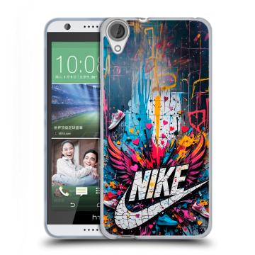 Силиконовый чехол на HTC Desire 820 с принтом Nike Найк