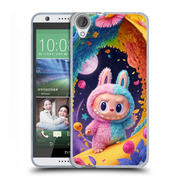 Силиконовый чехол на HTC Desire 820 с принтом Labubu Лабубу