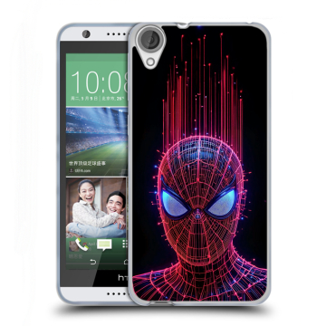 Силиконовый чехол на HTC Desire 820 с принтом Spiderman Человек паук