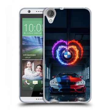 Силиконовый чехол на HTC Desire 820 с принтом BMW БМВ