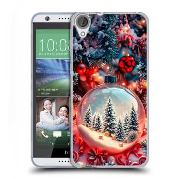 Силиконовый чехол на HTC Desire 820 с принтом Новый год Силиконовый чехол на HTC Desire 820 с принтом Новый год