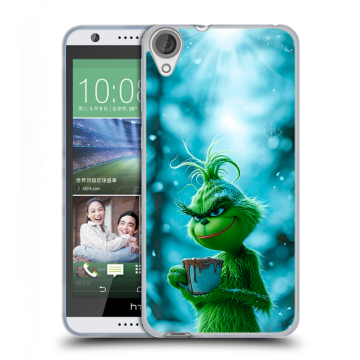 Силиконовый чехол на HTC Desire 820 с принтом Новый год гринч Силиконовый чехол на HTC Desire 820 с принтом Новый год гринч