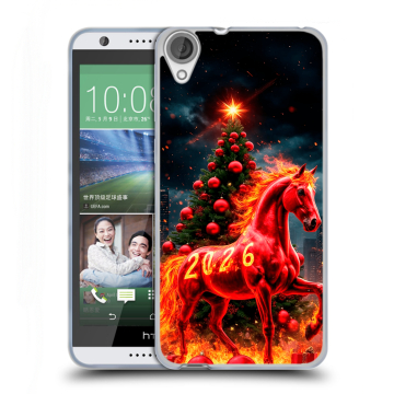 Силиконовый чехол на HTC Desire 820 с принтом Новый год Силиконовый чехол на HTC Desire 820 с принтом Новый год