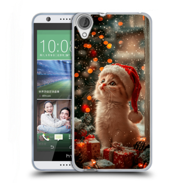 Силиконовый чехол на HTC Desire 820 с принтом Новый год Силиконовый чехол на HTC Desire 820 с принтом Новый год