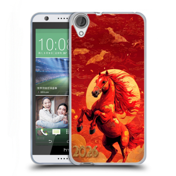 Силиконовый чехол на HTC Desire 820 с принтом Новый год Силиконовый чехол на HTC Desire 820 с принтом Новый год
