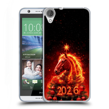 Силиконовый чехол на HTC Desire 820 с принтом Новый год Силиконовый чехол на HTC Desire 820 с принтом Новый год