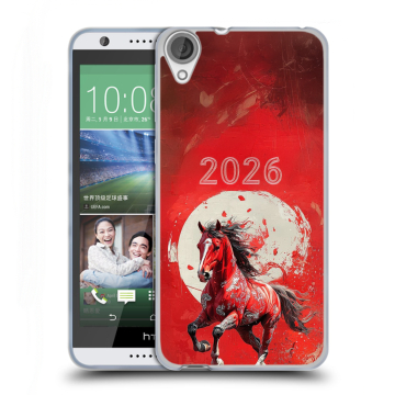 Силиконовый чехол на HTC Desire 820 с принтом Новый год Силиконовый чехол на HTC Desire 820 с принтом Новый год