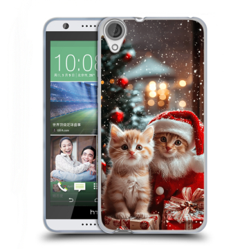 Силиконовый чехол на HTC Desire 820 с принтом Новый год Силиконовый чехол на HTC Desire 820 с принтом Новый год