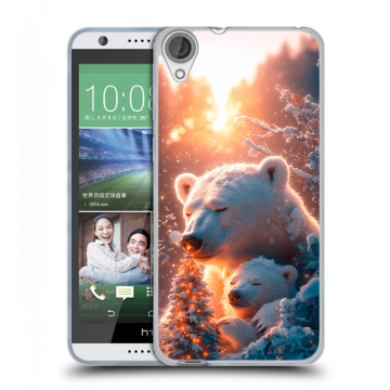 Силиконовый чехол на HTC Desire 820 с принтом Новый год Силиконовый чехол на HTC Desire 820 с принтом Новый год