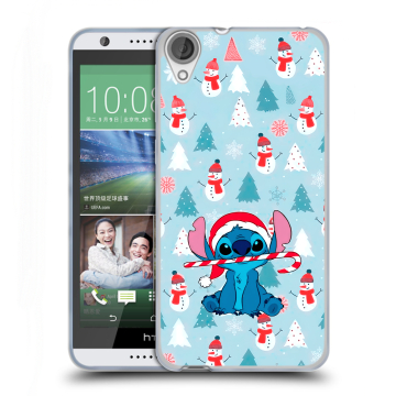 Силиконовый чехол на HTC Desire 820 с принтом Стич Новый год Силиконовый чехол на HTC Desire 820 с принтом Стич Новый год