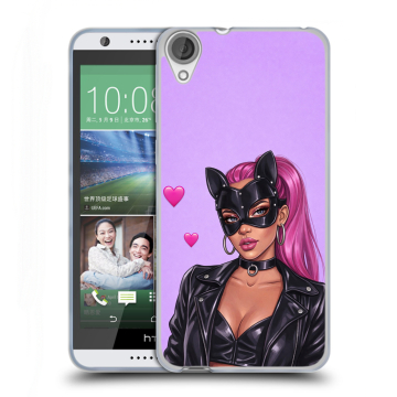 Силиконовый чехол на HTC Desire 820 с принтом женский Силиконовый чехол на HTC Desire 820 с принтом женский