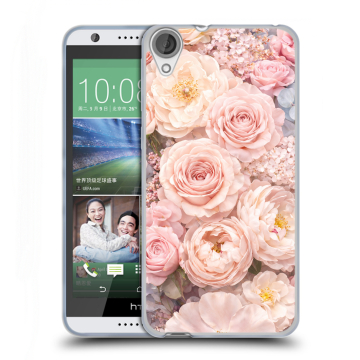 Силиконовый чехол на HTC Desire 820 с принтом женский