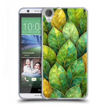 Силиконовый чехол на HTC Desire 820 с принтом женский
