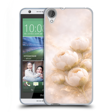 Силиконовый чехол на HTC Desire 820 с принтом женский