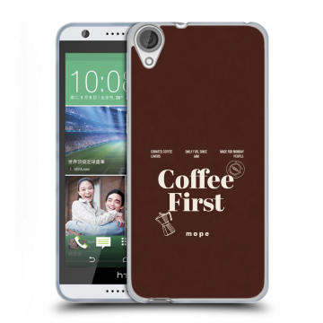 Силиконовый чехол на HTC Desire 820 с принтом женский